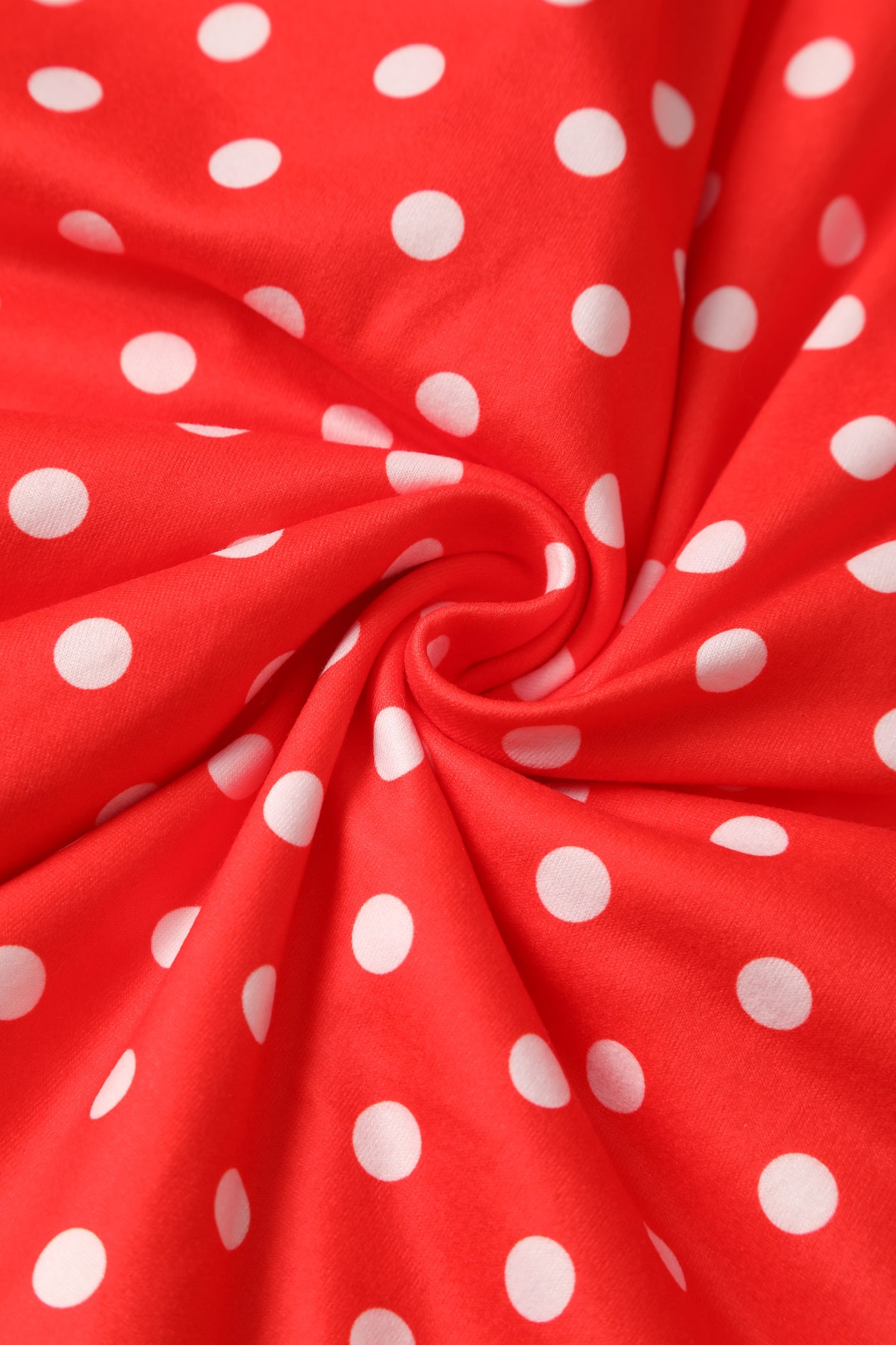 Red Polka Dot Wrap Dress