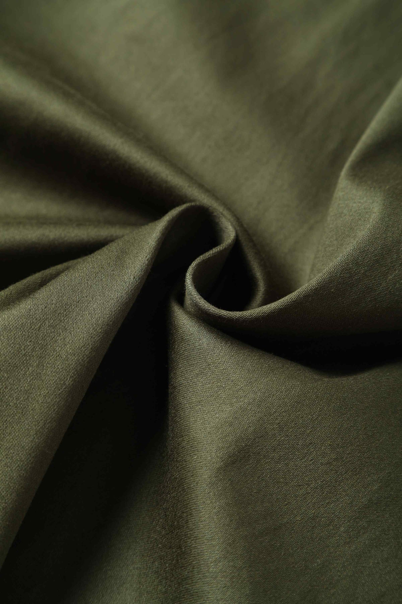 Close up view of Retro Army Green Shirt Dress