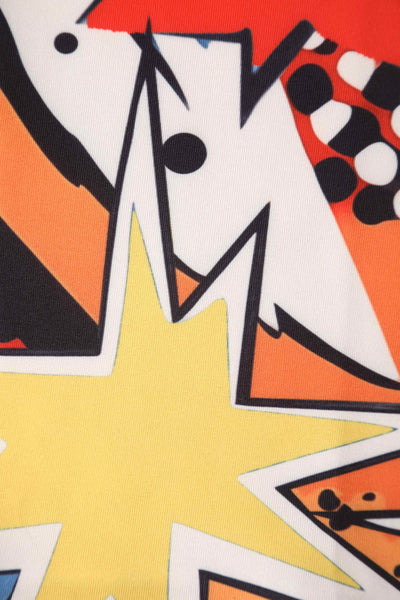 Close up view of Pop Art Explosion Swing Dress