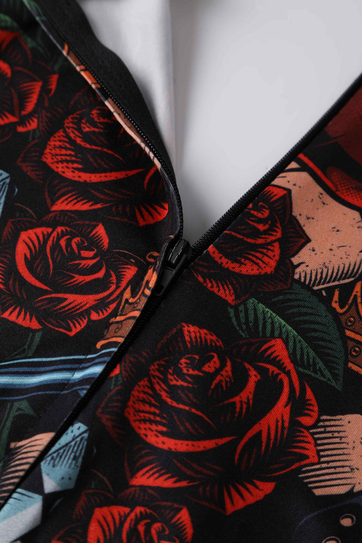 Billie Rockabilly Guns n Roses Dress