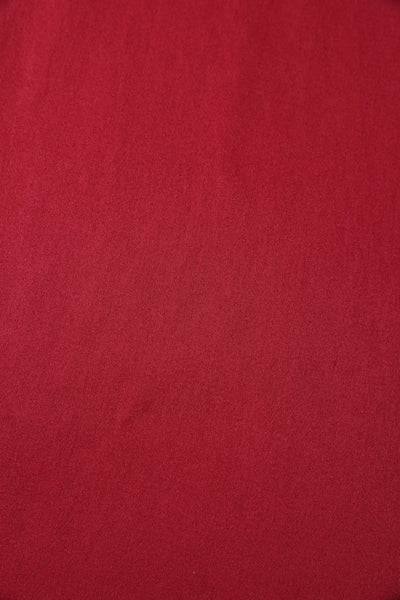 Plain pattern of Ruth Burgundy Retro Long Sleeved Dress