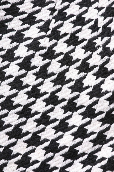 Pattern of Sabrina Monochrome Houndstooth Cape Jacket
