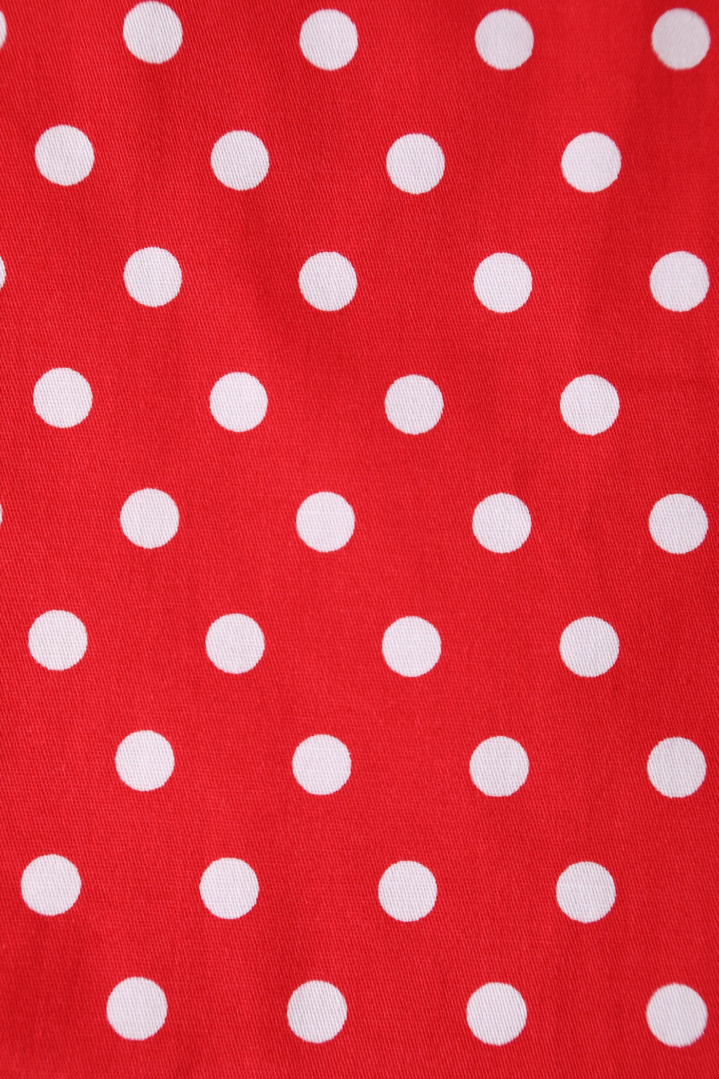 Pattern of Sabrina Red & White Polka Dot Cape Jacket