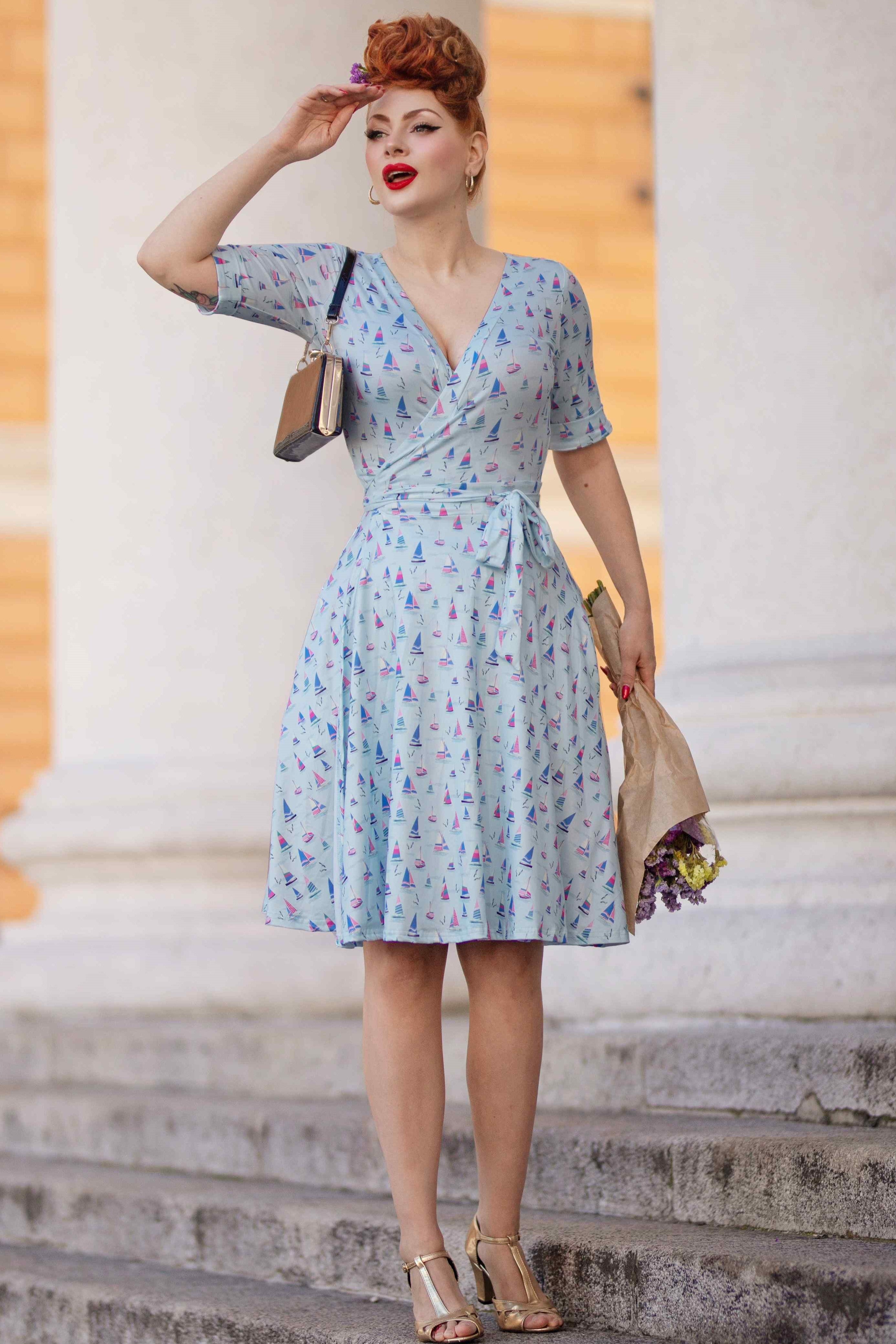 Rose Sailboat Dress main image 1