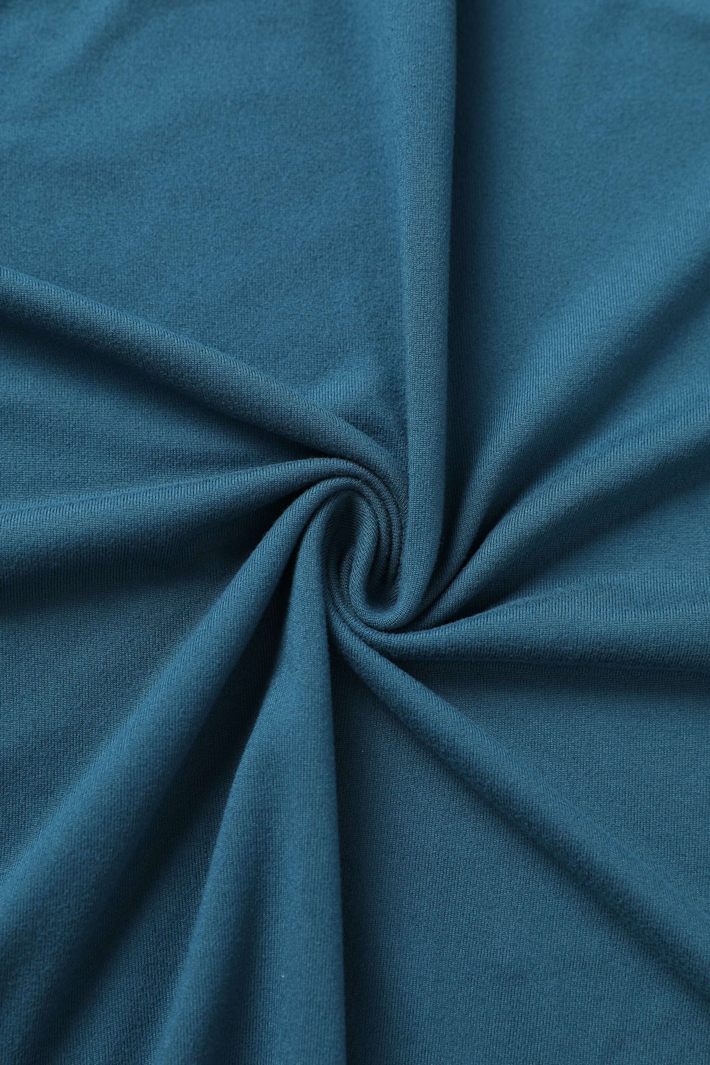 Fabric of Sandra Bow Tie Casual Dress In Peacock Blue