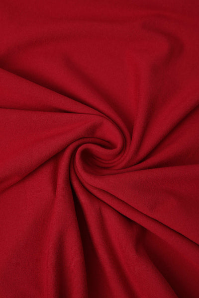 Fabric of Sandra Burgundy Bow Tie Casual Dress