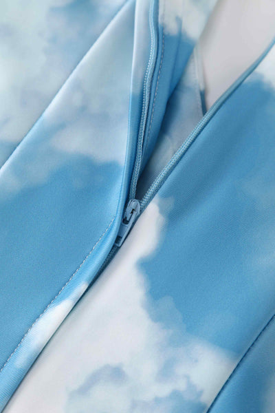 Close up view of Sheep Field Off Shoulder Dress