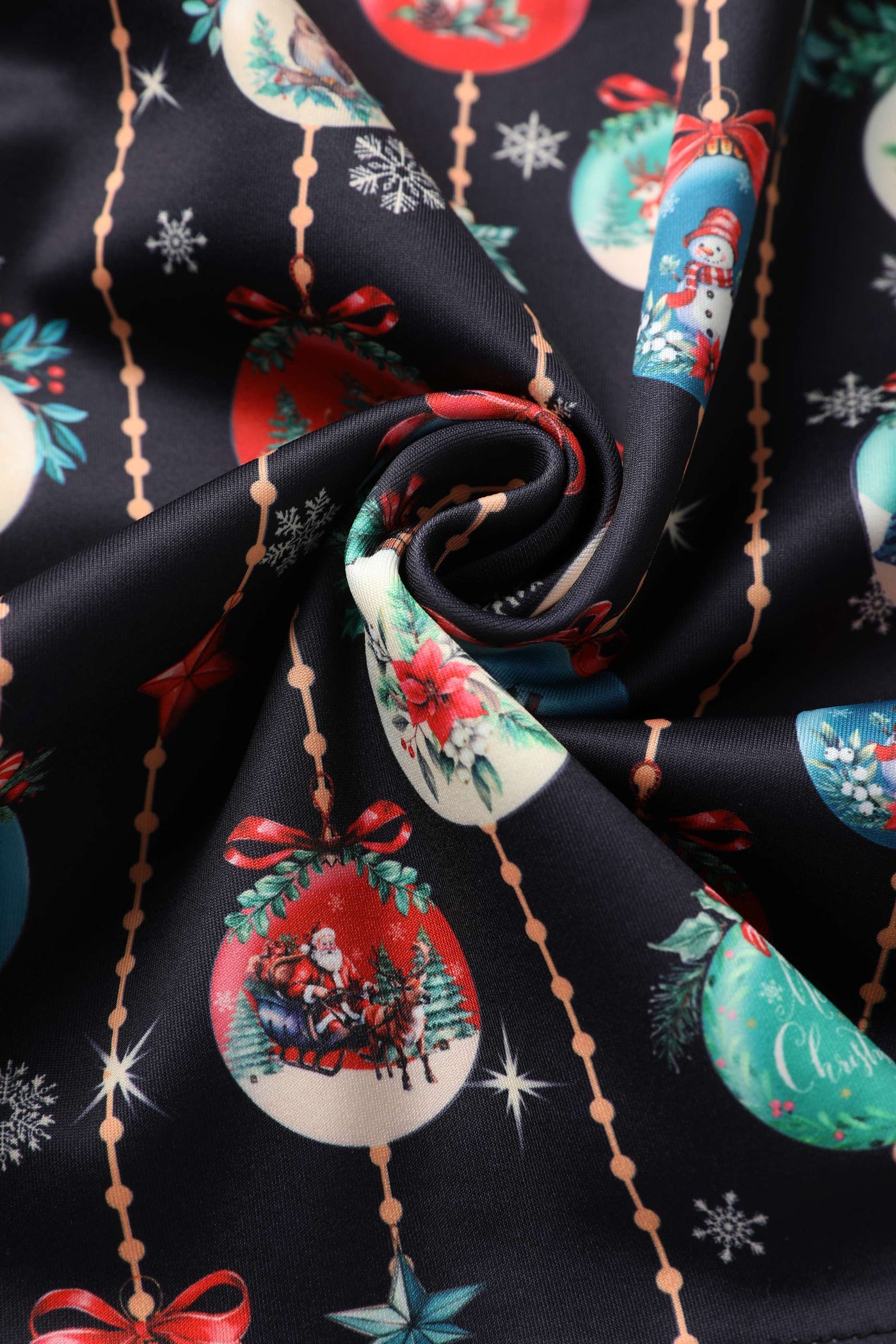 Fabric of Snow Globe Off Shoulder Dress