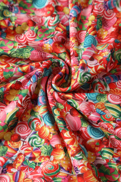 Close up view of Sweets Wrap Dress