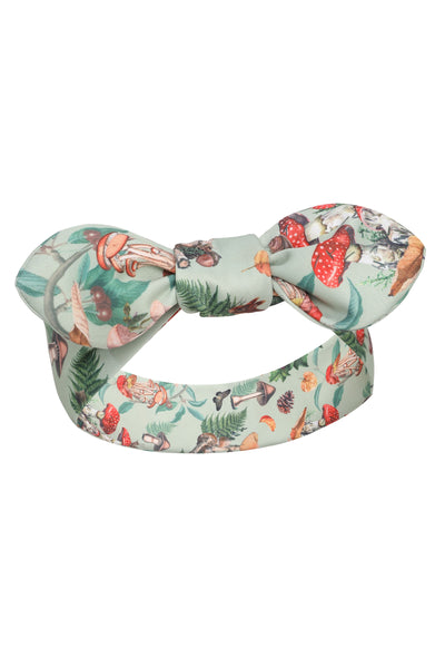Tie Knot Headband in Woodland Print