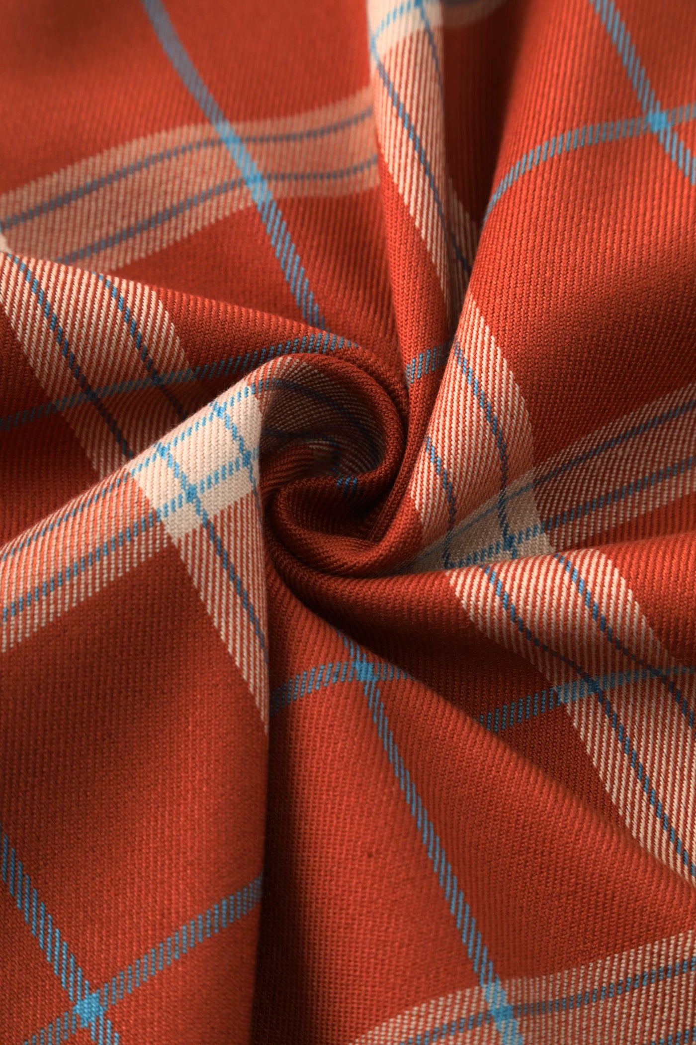 Fabric of Tiffany Cayenne Tartan Coat Dress