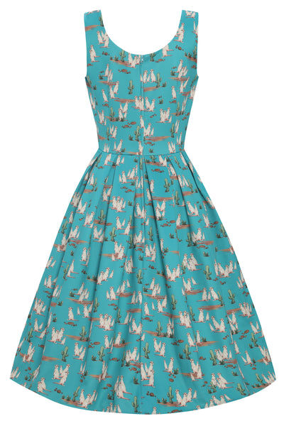 Turquoise Meerkat Swing Dress