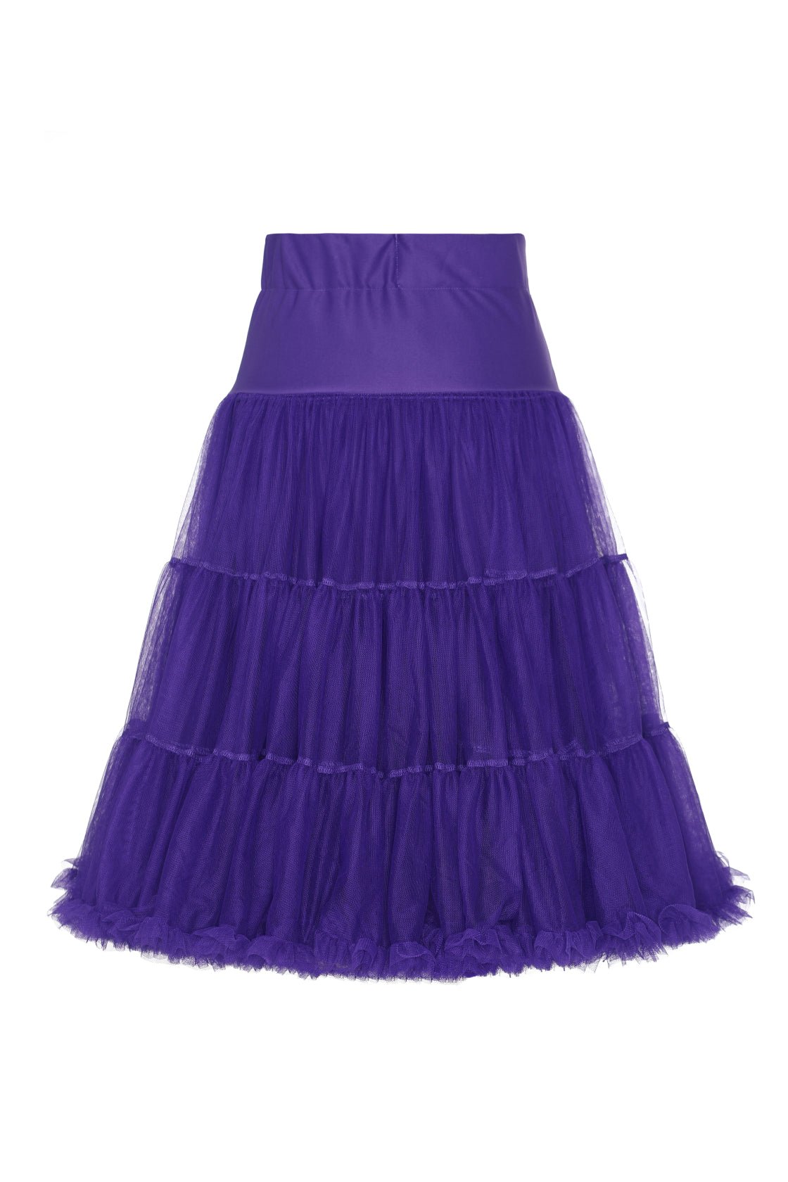 Fluffy Net Petticoat 25.5” In Purple