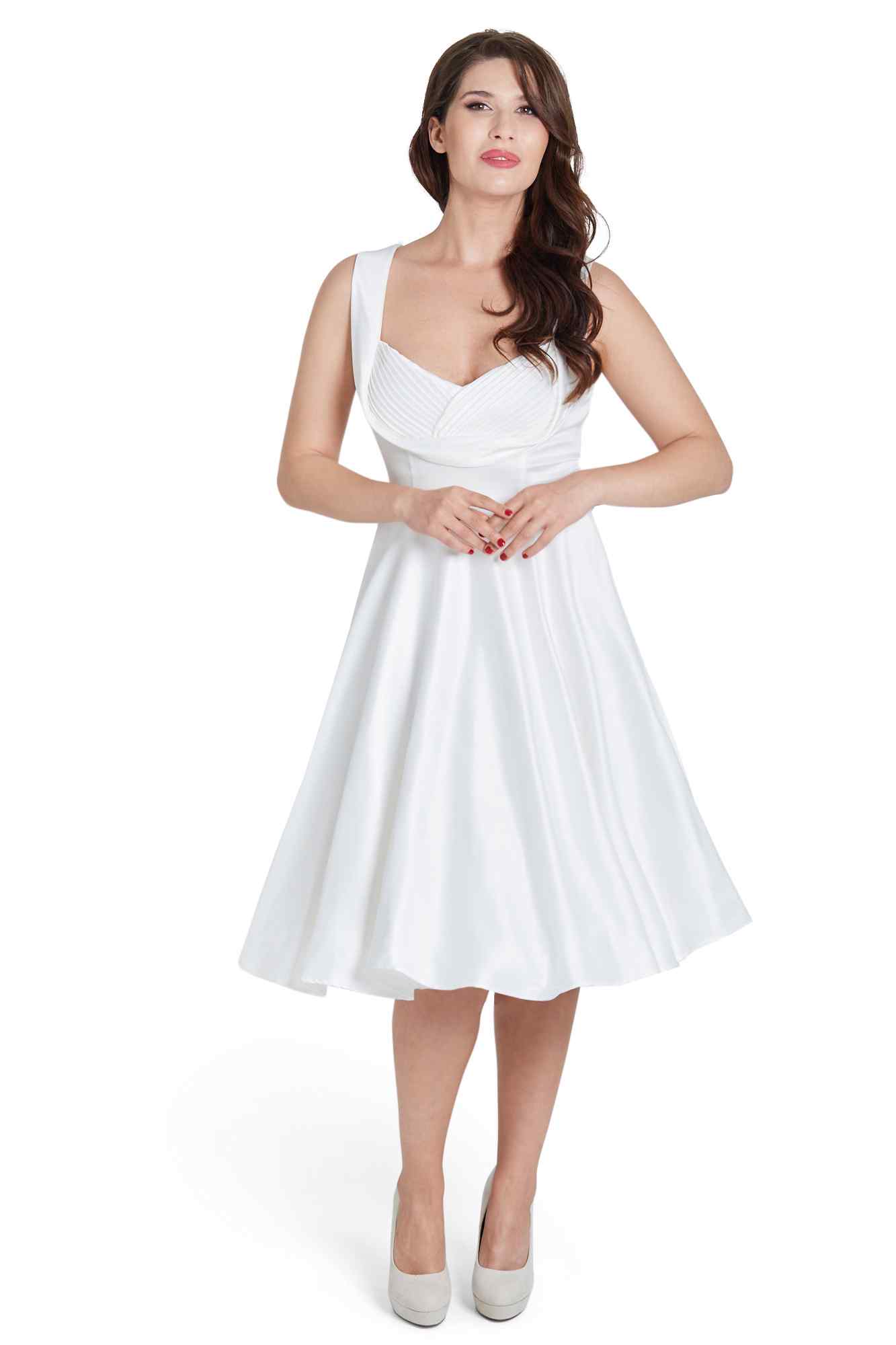 Vintage Style Jive Dress in White