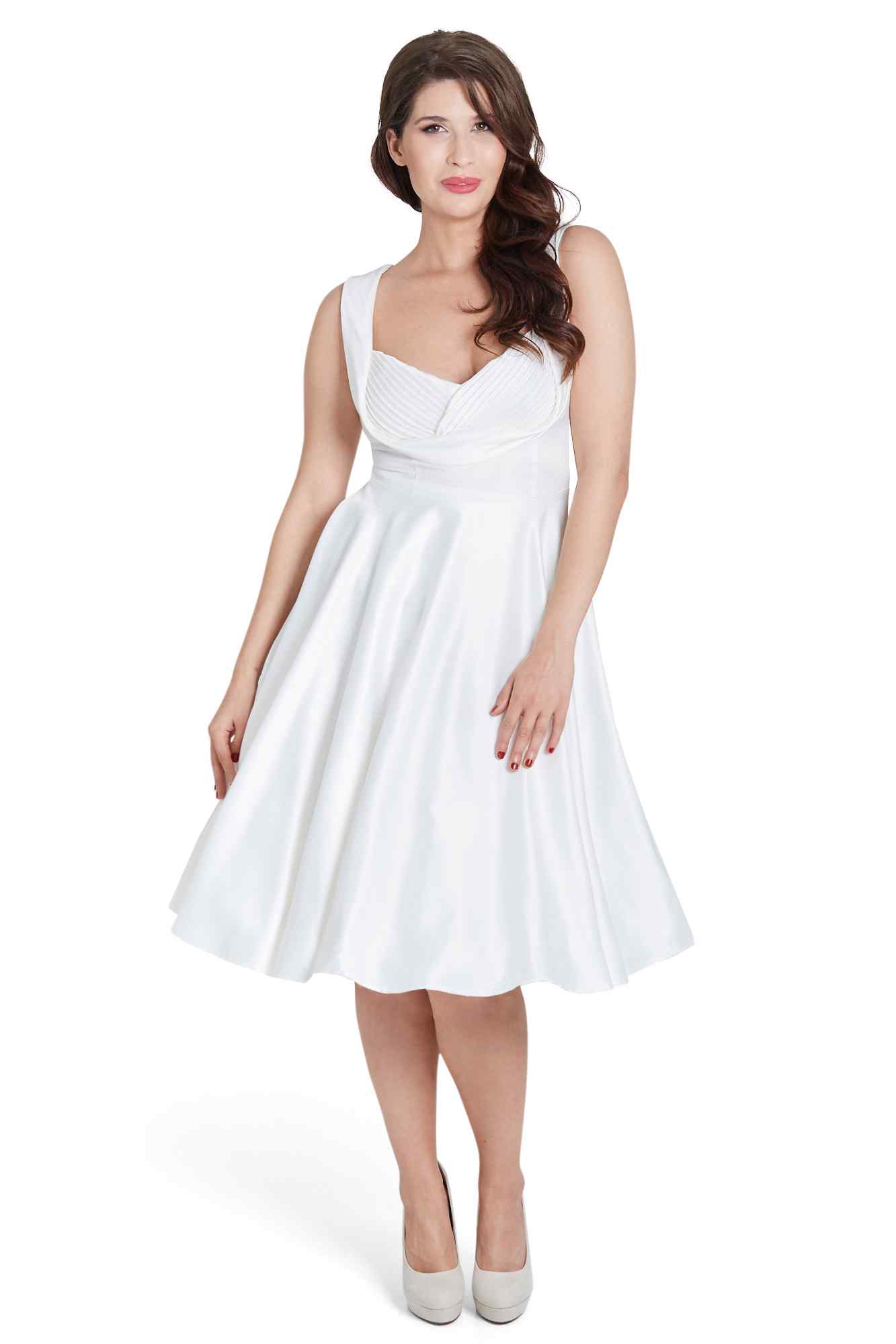 Vintage Style Jive Dress in White