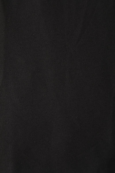 Close up  view of White & Black Floral Roll Collar Dress