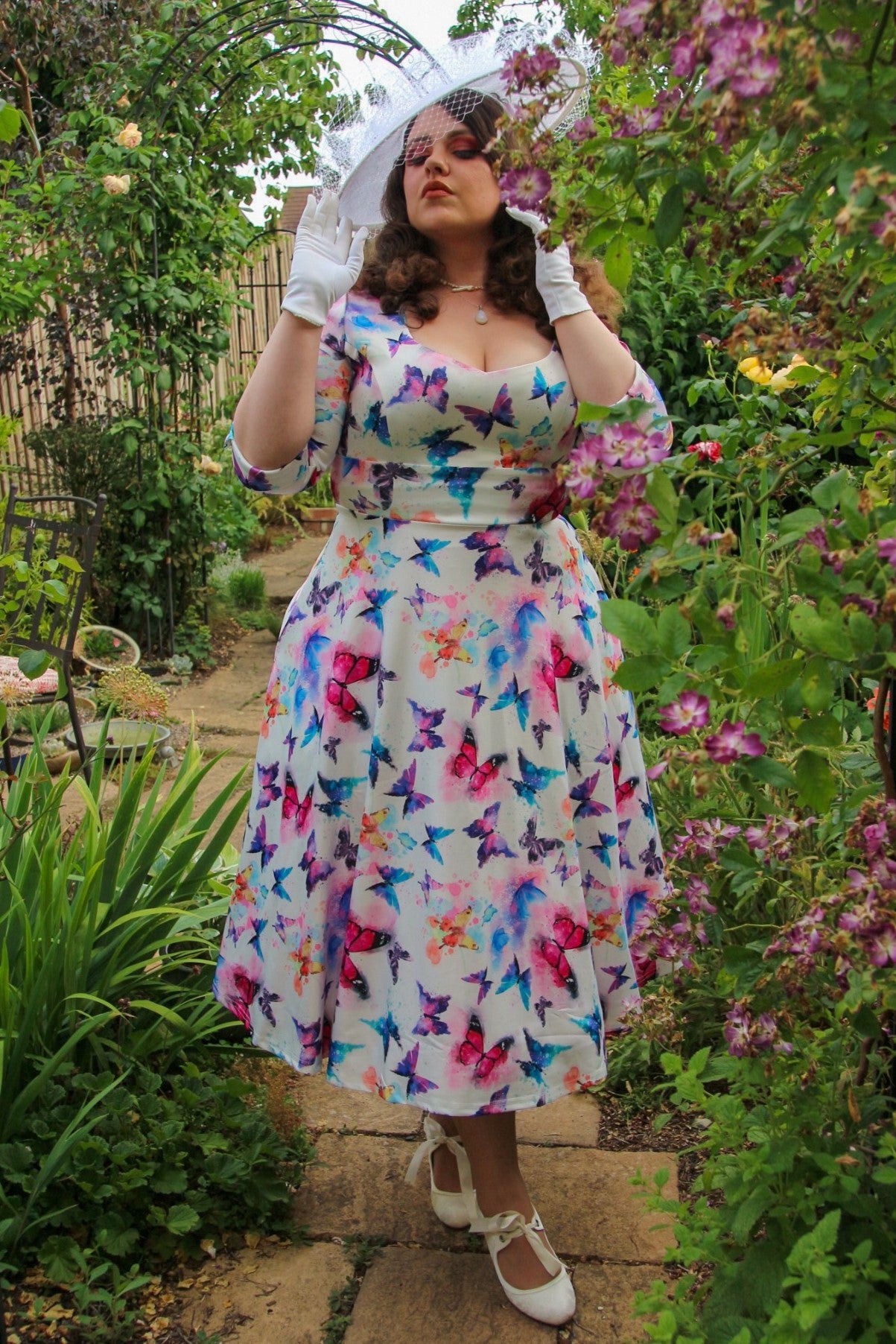 Butterfly deals midi dress