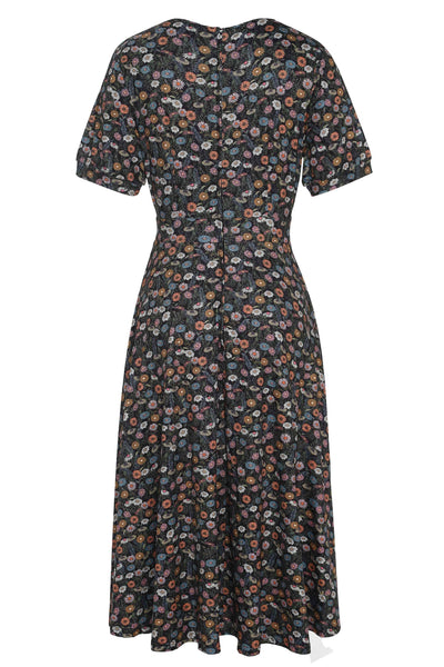 Back view of Fabric of Julia Wildflower Midi Dress