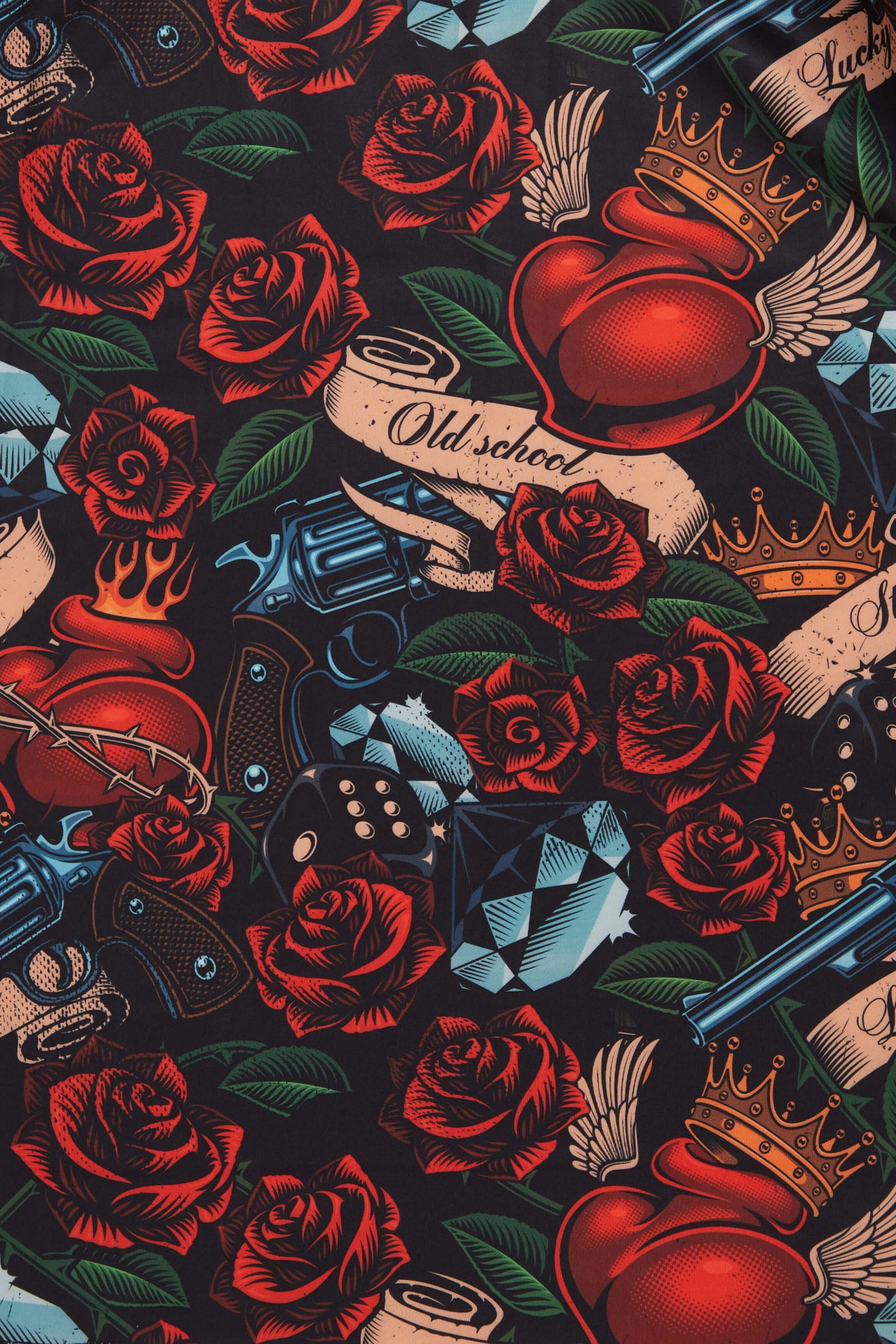 1950s Rockabilly Style Guns N Roses print