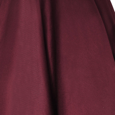 Tessa Lace Short Sleeved Dress in Burgundy