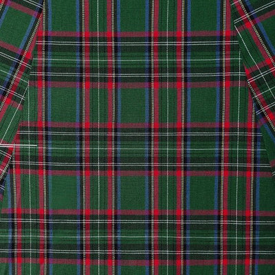 50s Style Green Tartan Swing Dress