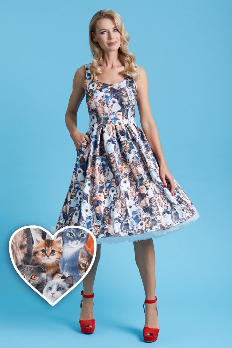 Amanda Cat Swing Dress1