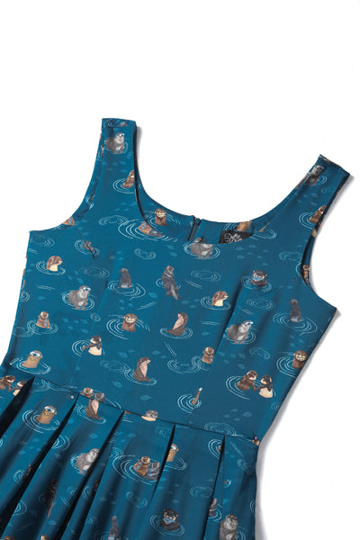 Blue Otter Family Tea Dress