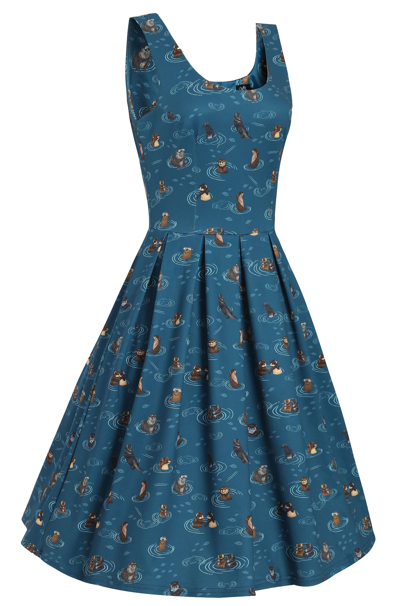 Blue Otter Family Tea Dress