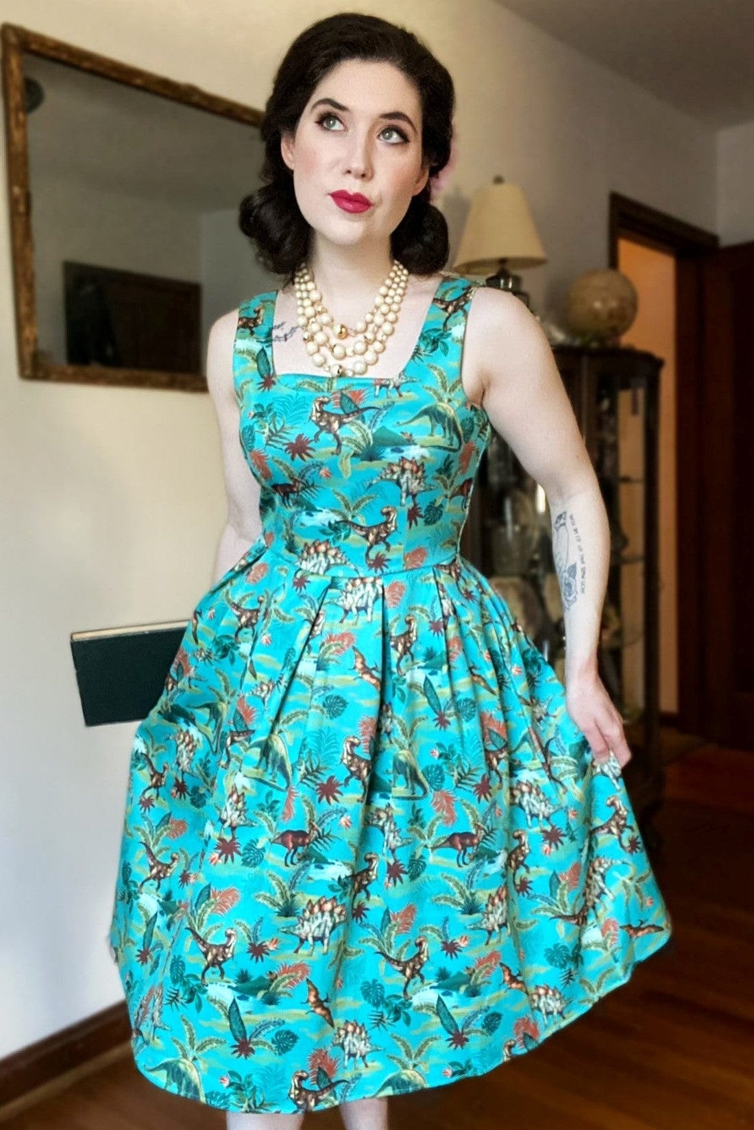 formal dinosaur dress Amanda Blue Swing size:10W