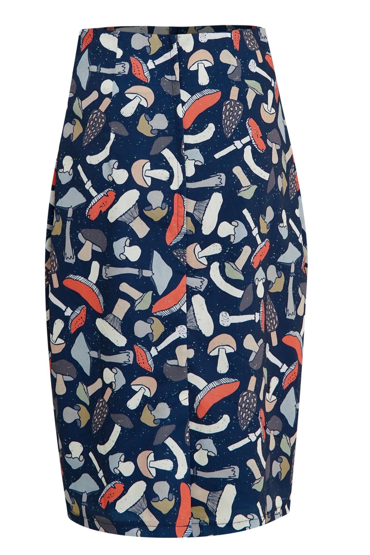 Falda Chic Pencil Skirt In Mushroom Print