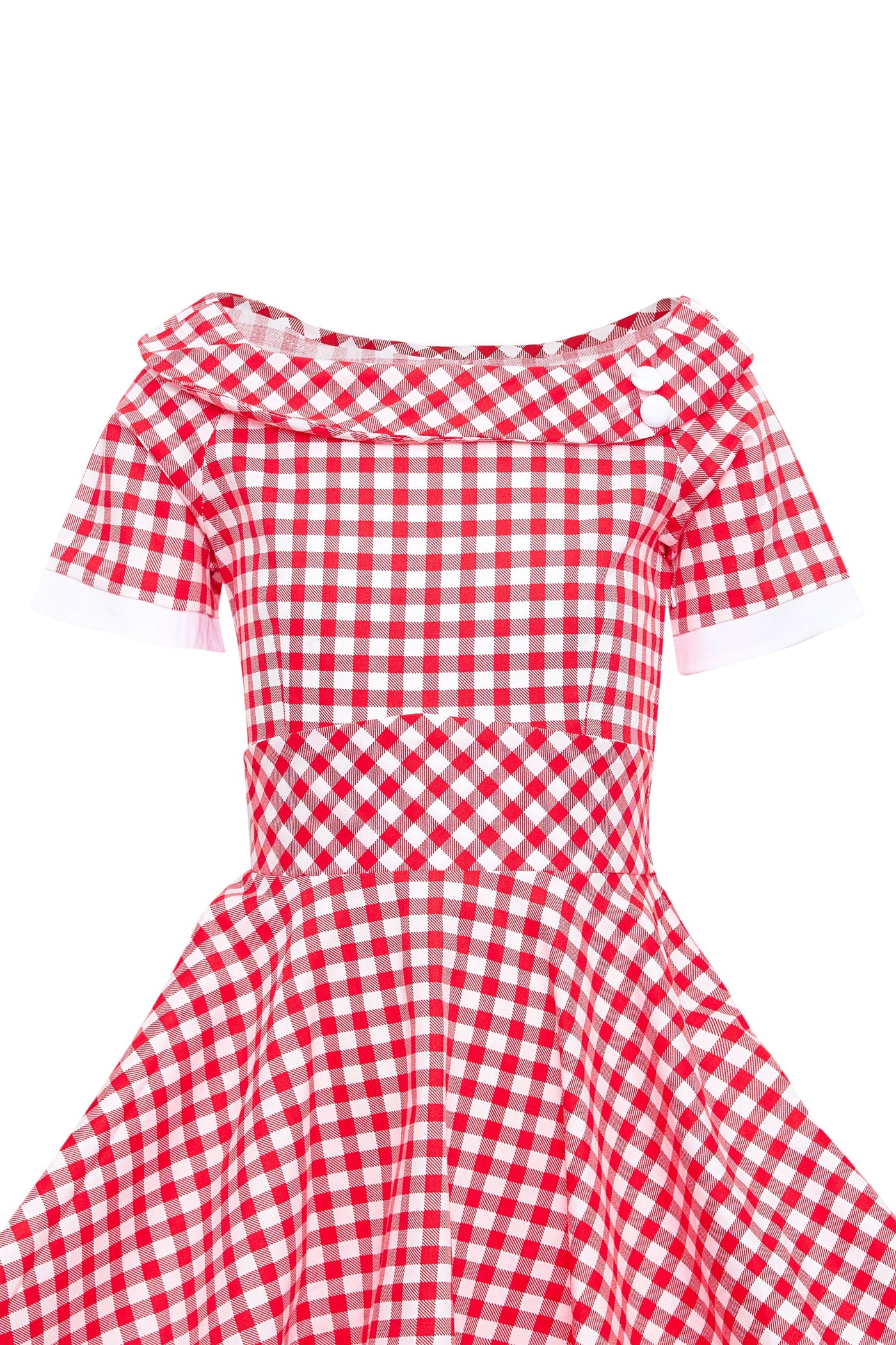 Kids Red Gingham Dress