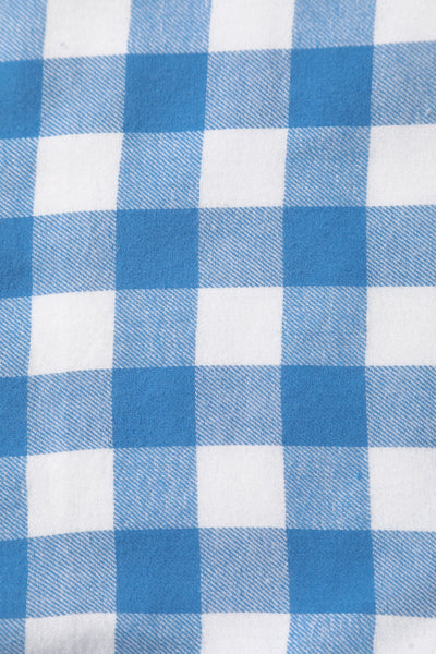 Light Blue Gingham Halterneck Dress