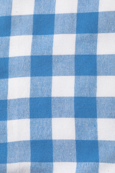 Light Blue Gingham Halterneck Dress