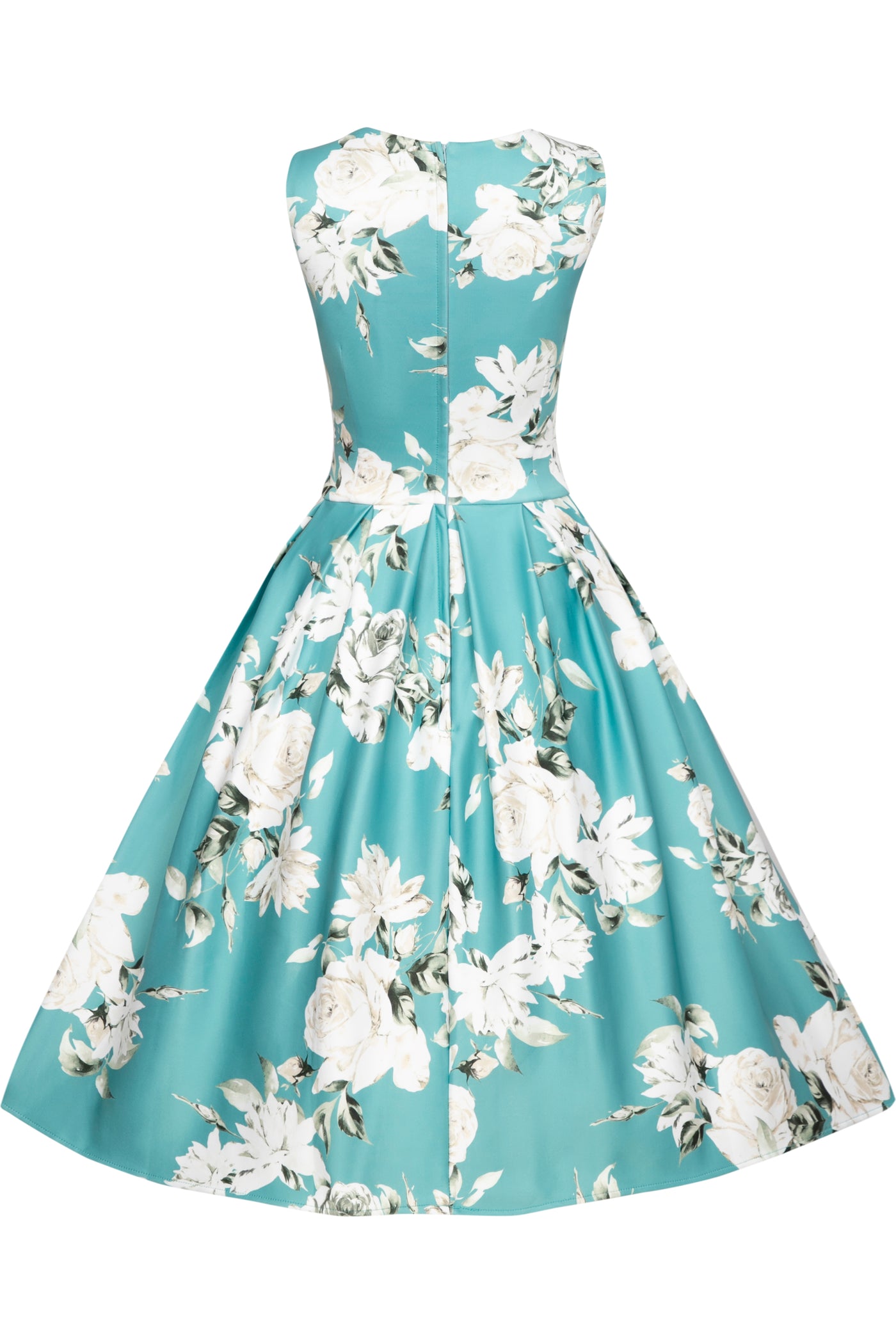 Mint Floral Swing Dress