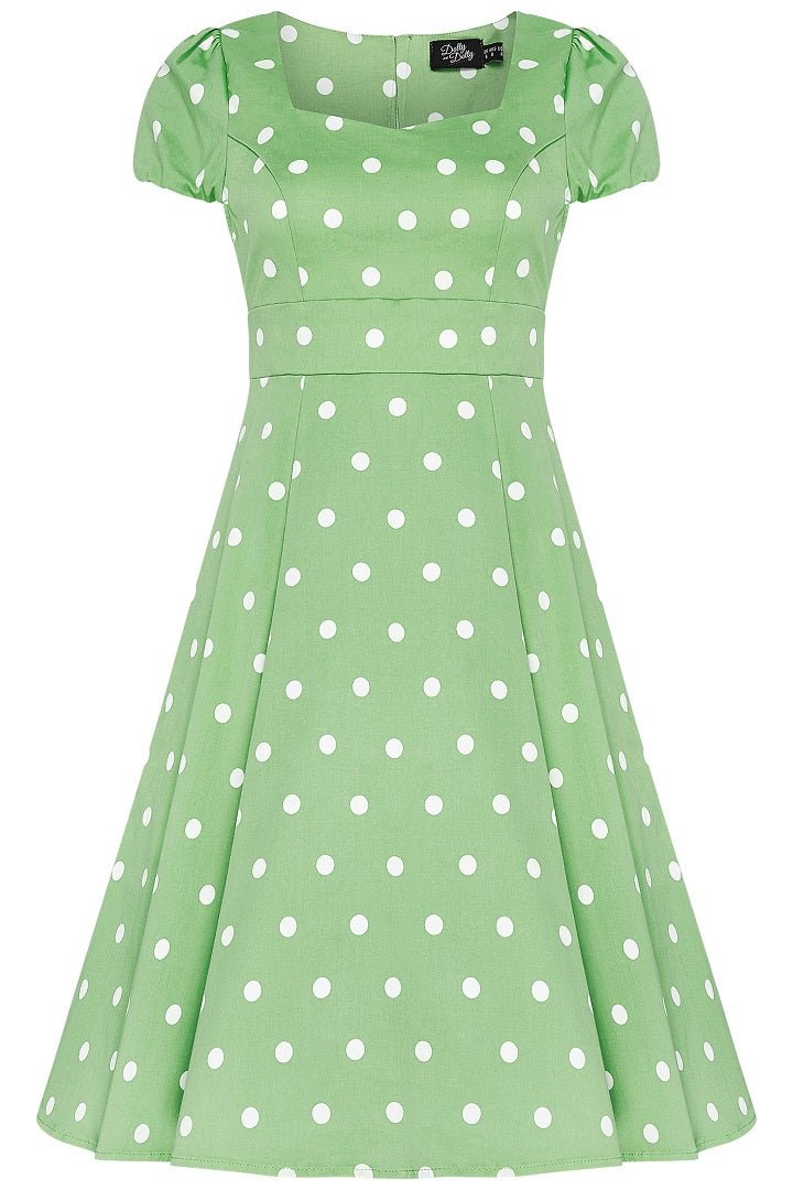 Mint Green Polka Dot Dress