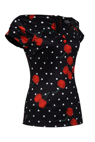 Off Shoulder Black Cherry Top