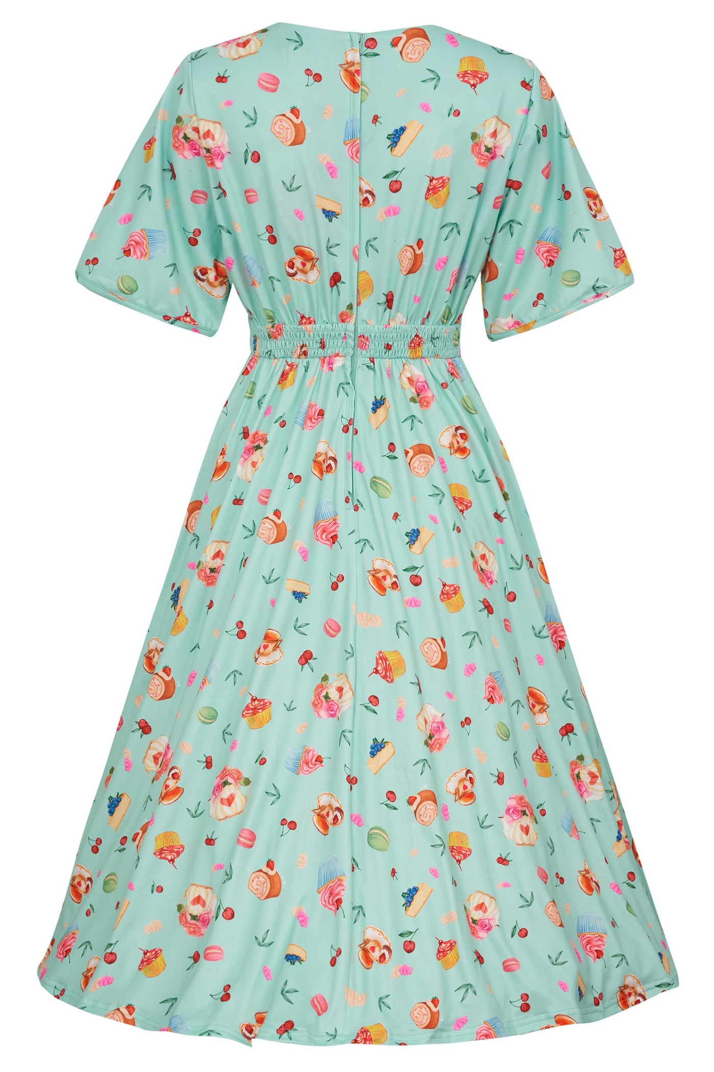 Petal Sleeve Dress In Afternoon Tea Print