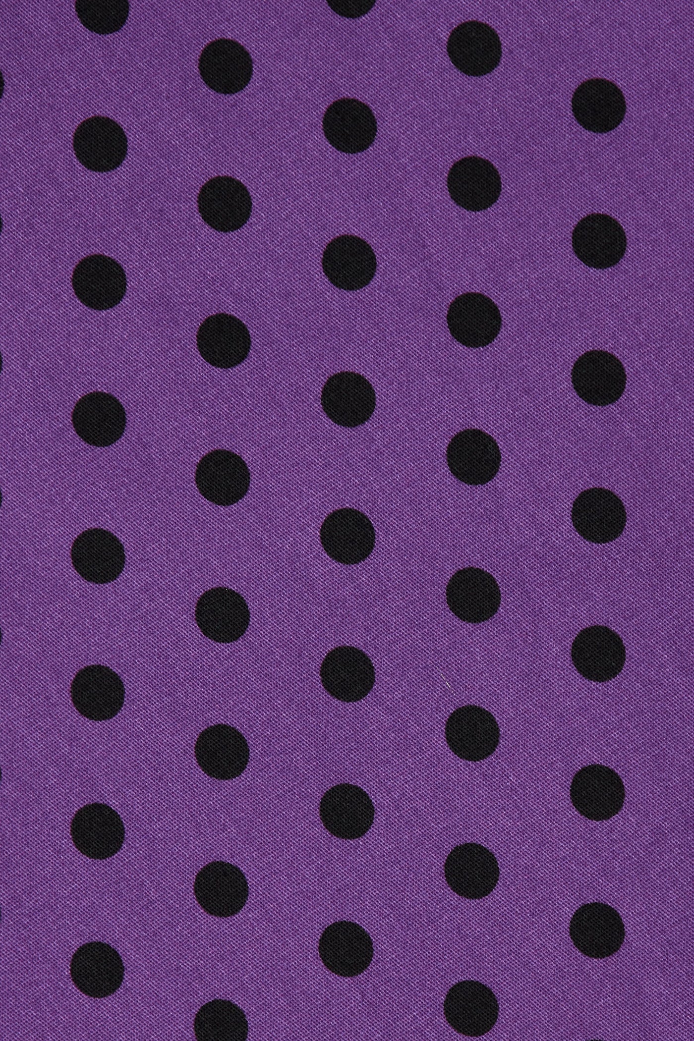 Purple black Polka Dots