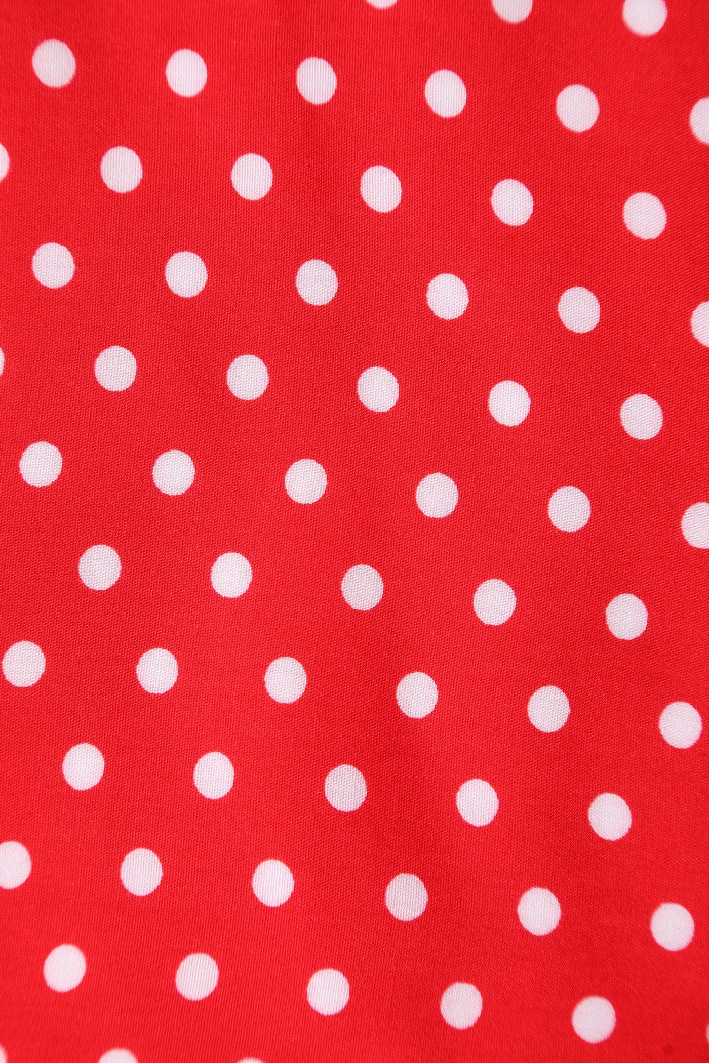 Red Polka Dot Shirt Dress