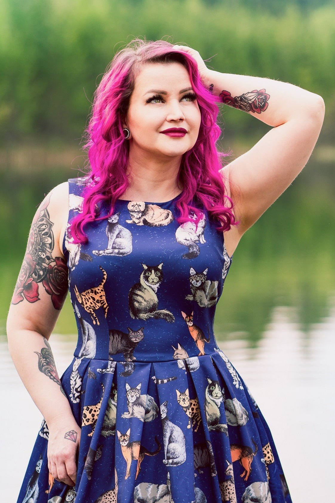 Retro hotsell cat dress