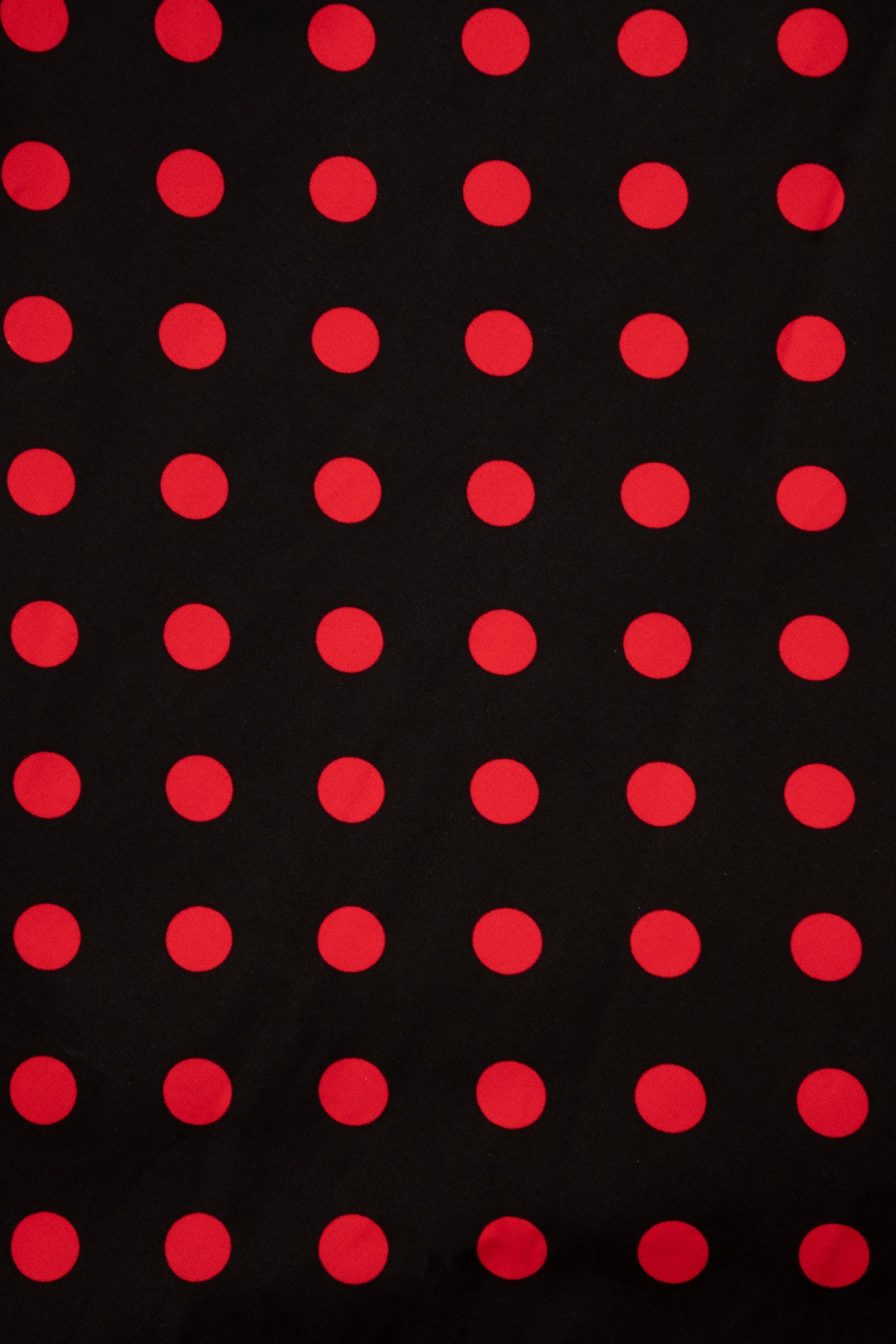 Women's Rockabilly Polka Dot Off Shoulder Swing Dress In Black & Red