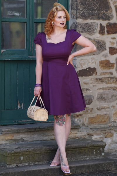 Purple Swing Dress
