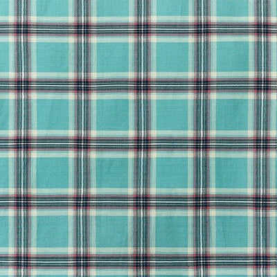 Rockabilly 1950's Check Halterneck Dress in Turquoise