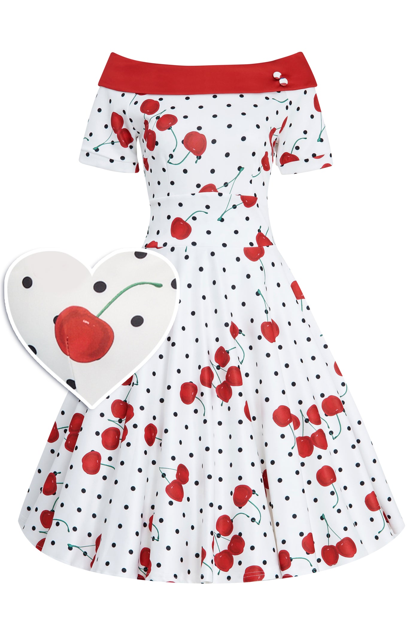 Cherry rockabilly dress 2025