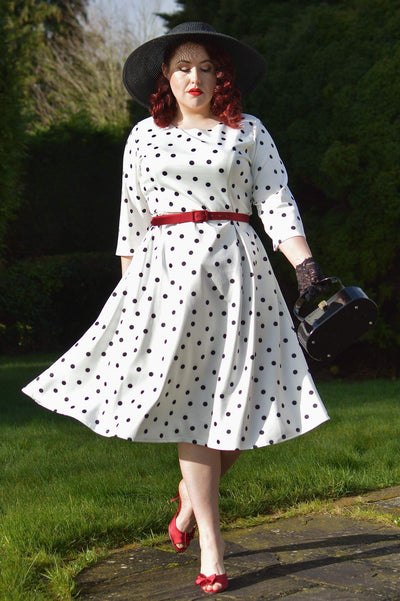 Women's Long Sleeved Black Midi Dress