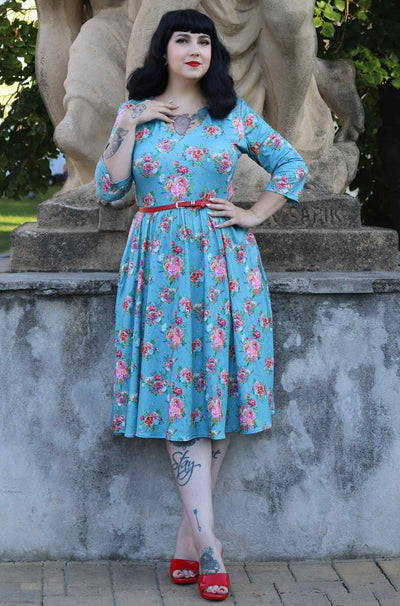 Blue English Garden Dress