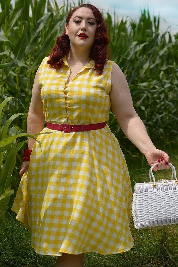 ワンピース yilon ladylike check dress Ladylike check dress – YILON