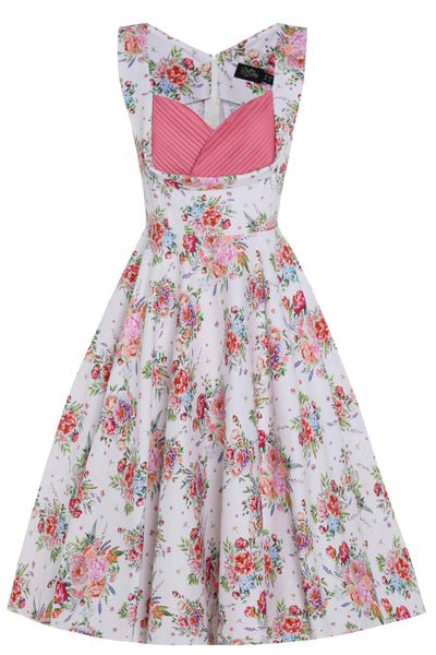 English Garden Pleated Bust Dress