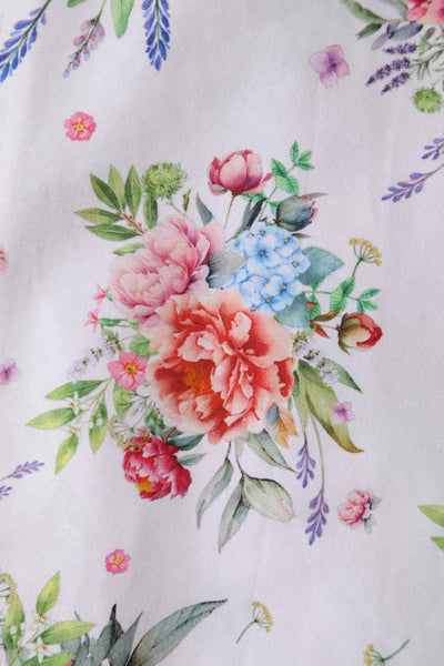 English Garden Pleated Bust Dress