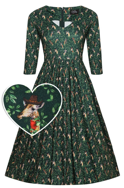 Green Giraffe Dress